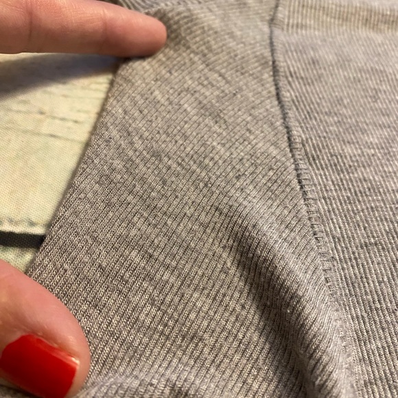 Free people heather gray scoop neck long sleeve tunic shirt. S - Picture 7 of 10